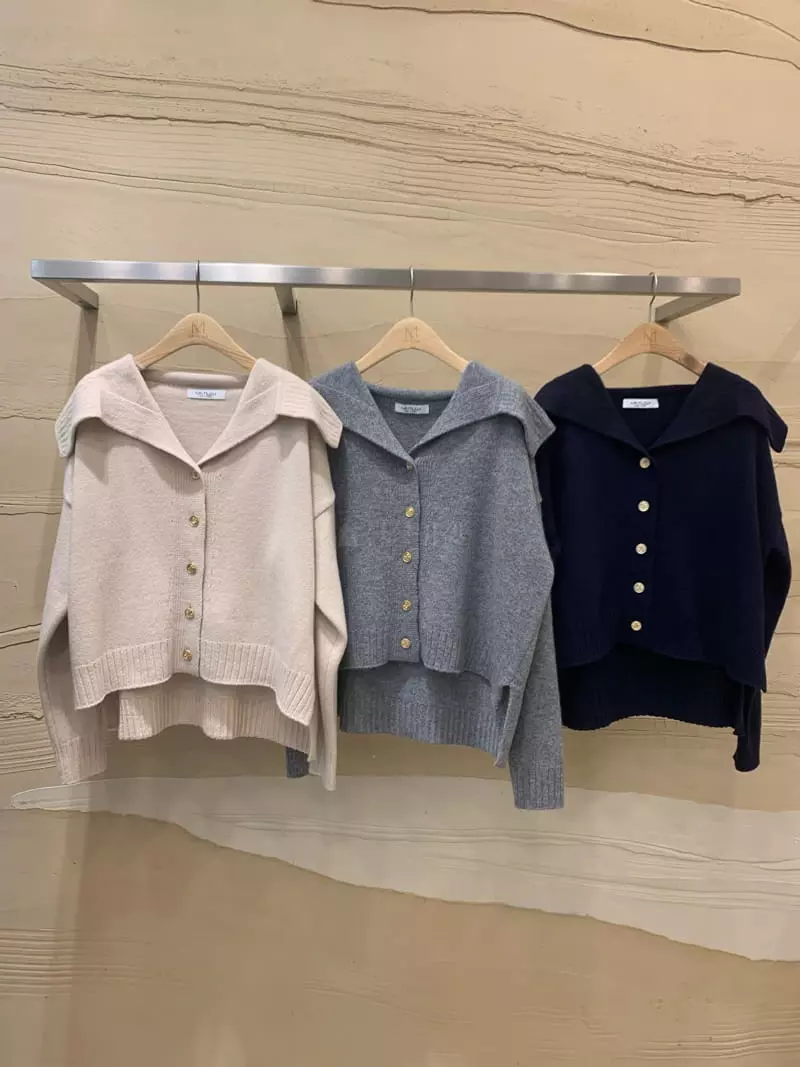 Matilda - Korean Women Fashion - #momslook - Sailor Knit Cardigan - 7