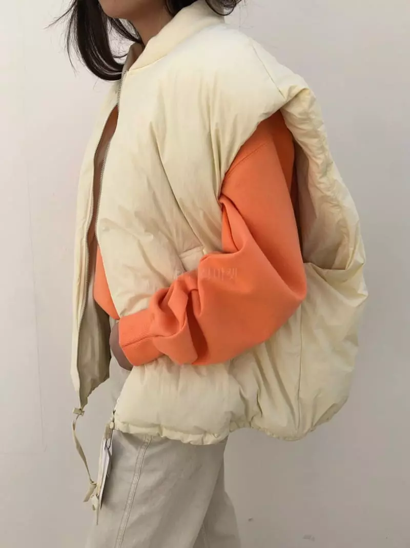 Matilda - Korean Women Fashion - #pursuepretty - Minimal Padding Vest - 3