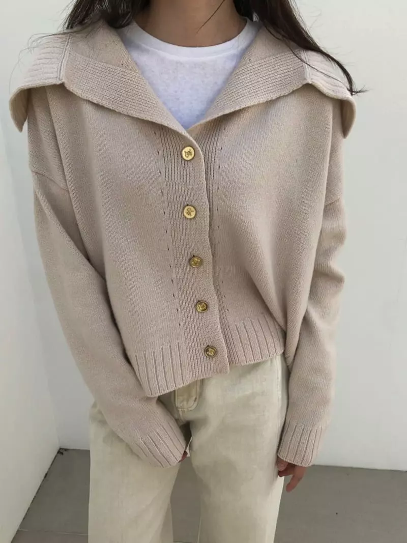 Matilda - Korean Women Fashion - #thatsdarling - Sailor Knit Cardigan - 5