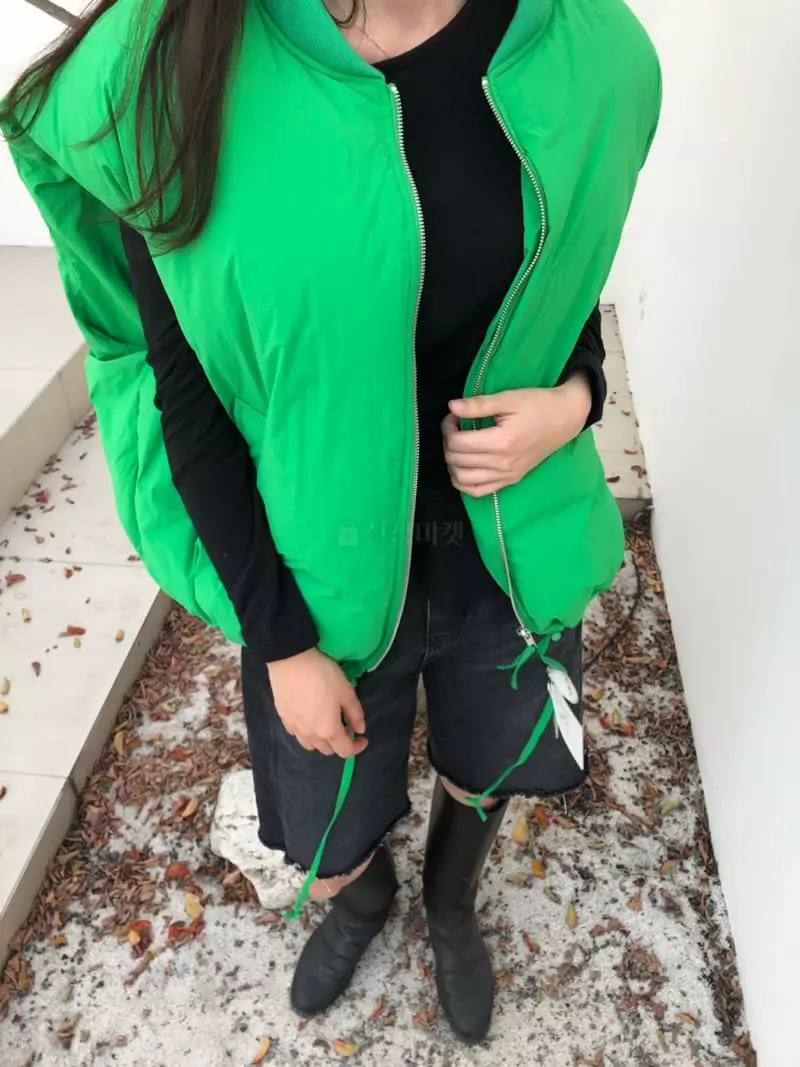 Matilda - Korean Women Fashion - #vintageinspired - Minimal Padding Vest