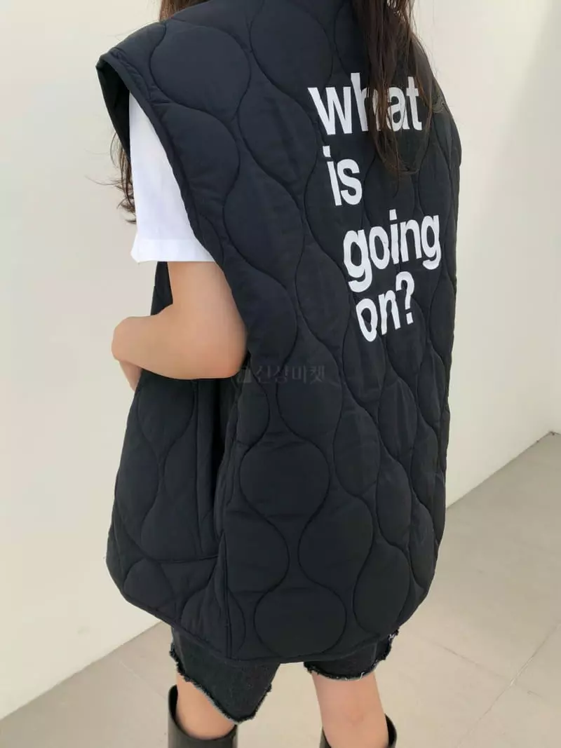 Matilda - Korean Women Fashion - #vintagekidsstyle - Nothing Padding Vest - 5