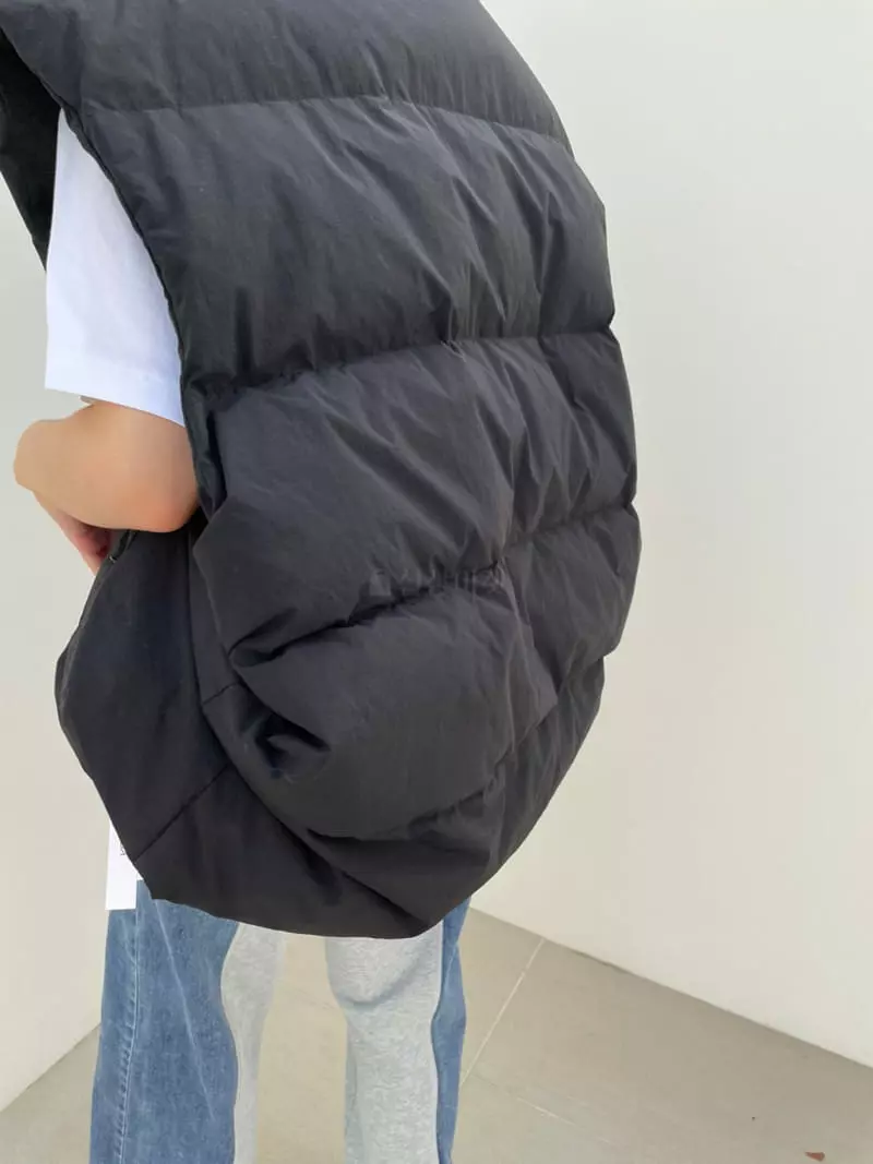 Matilda - Korean Women Fashion - #womensfashion - Unbal Vest Padding - 5