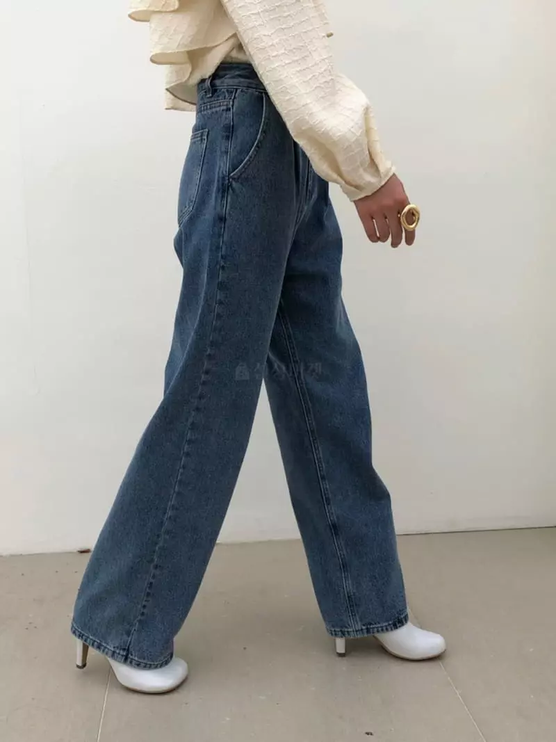Matilda - Korean Women Fashion - #womensfashion - Wrinkle Pants