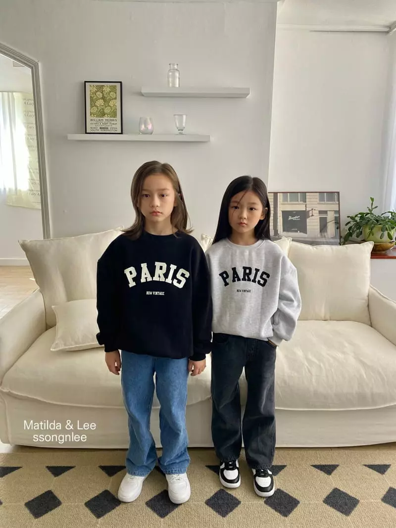 Matilda & Lee - Korean Children Fashion - #Kfashion4kids - Paris Sweatshirt - 9