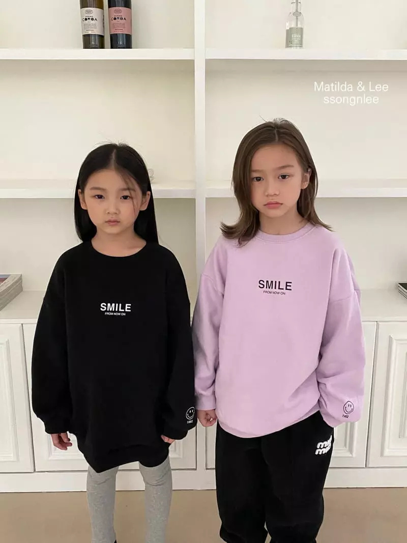 Matilda & Lee - Korean Children Fashion - #kidzfashiontrend - Smile Sweatshirt - 4