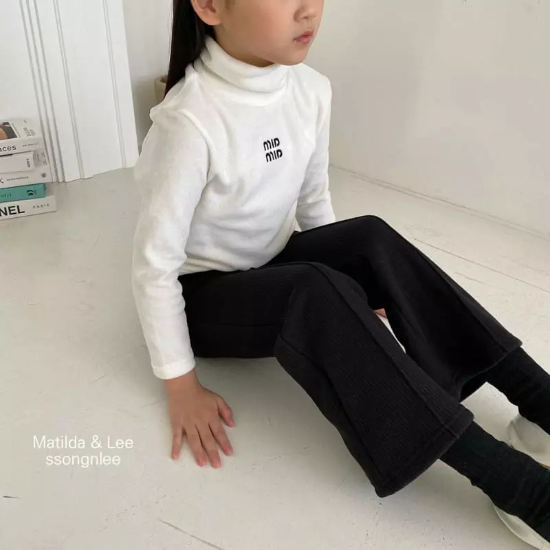 Matilda & Lee - Korean Children Fashion - #Kfashion4kids - Pintuck Rib Pants