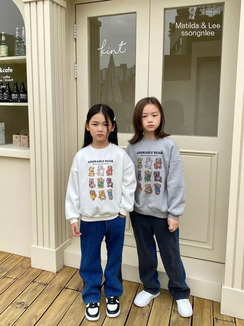 Matilda & Lee - Korean Children Fashion - #childofig - Junsa Bear Sweatshirt - 5