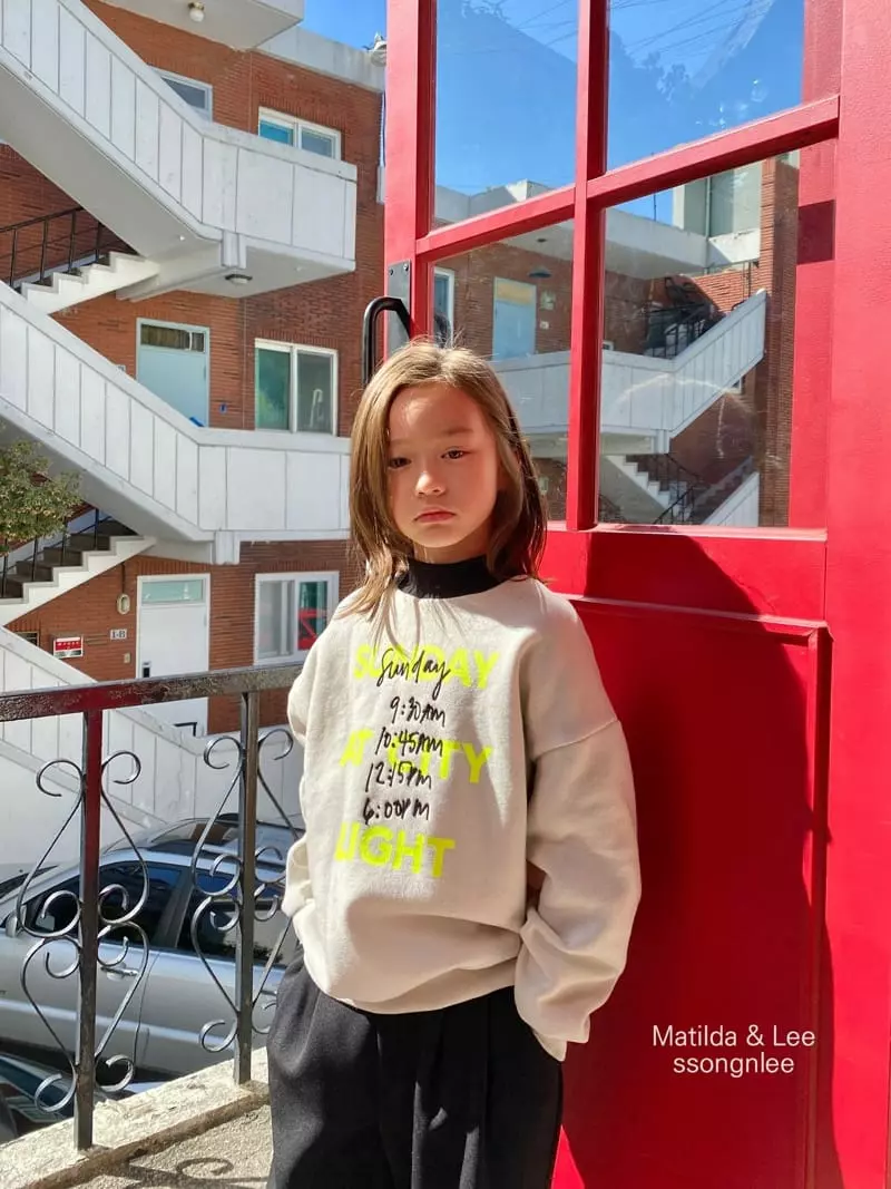 Matilda & Lee - Korean Children Fashion - #childofig - Sunday Sweatshirt - 12