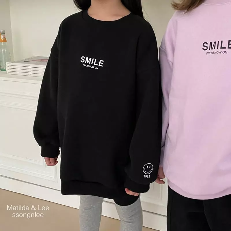 Matilda & Lee - Korean Children Fashion - #childofig - Smile Sweatshirt - 10