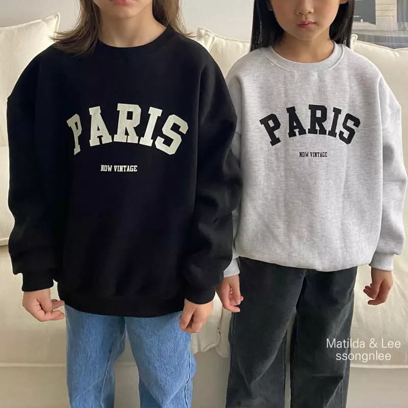 Matilda & Lee - Korean Children Fashion - #childrensboutique - Paris Sweatshirt - 2