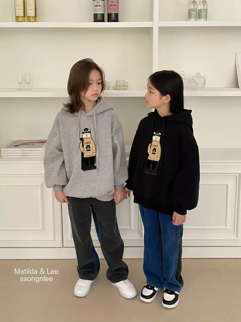 Matilda & Lee - Korean Children Fashion - #designkidswear - Bear Patch Hoody - 10