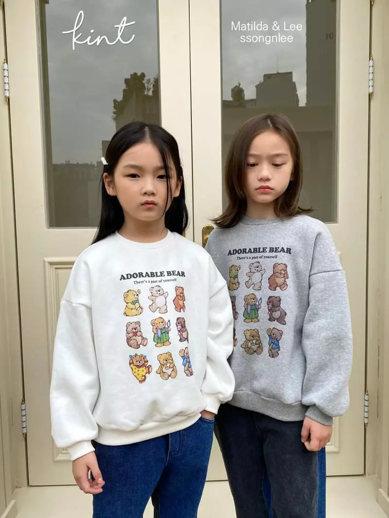 Matilda & Lee - Korean Children Fashion - #designkidswear - Junsa Bear Sweatshirt - 7