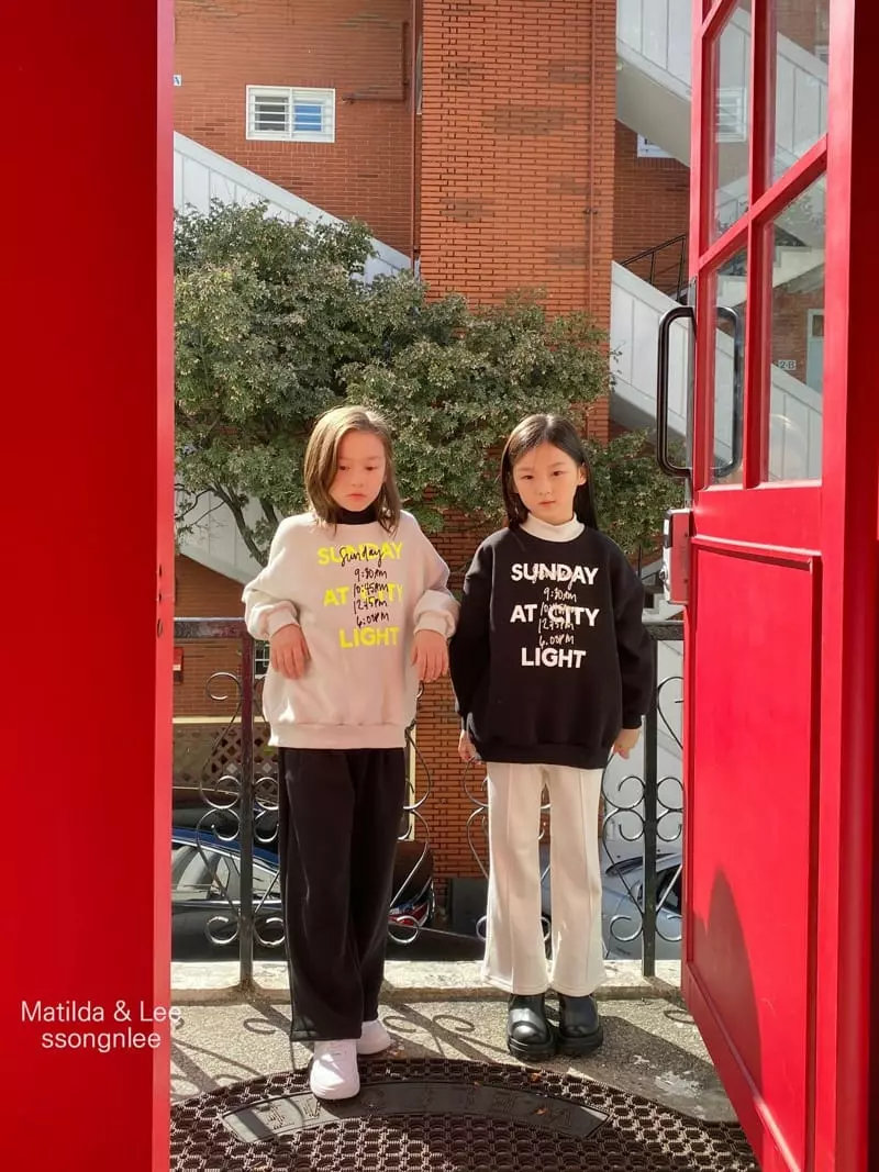 Matilda & Lee - Korean Children Fashion - #designkidswear - Sunday Sweatshirt