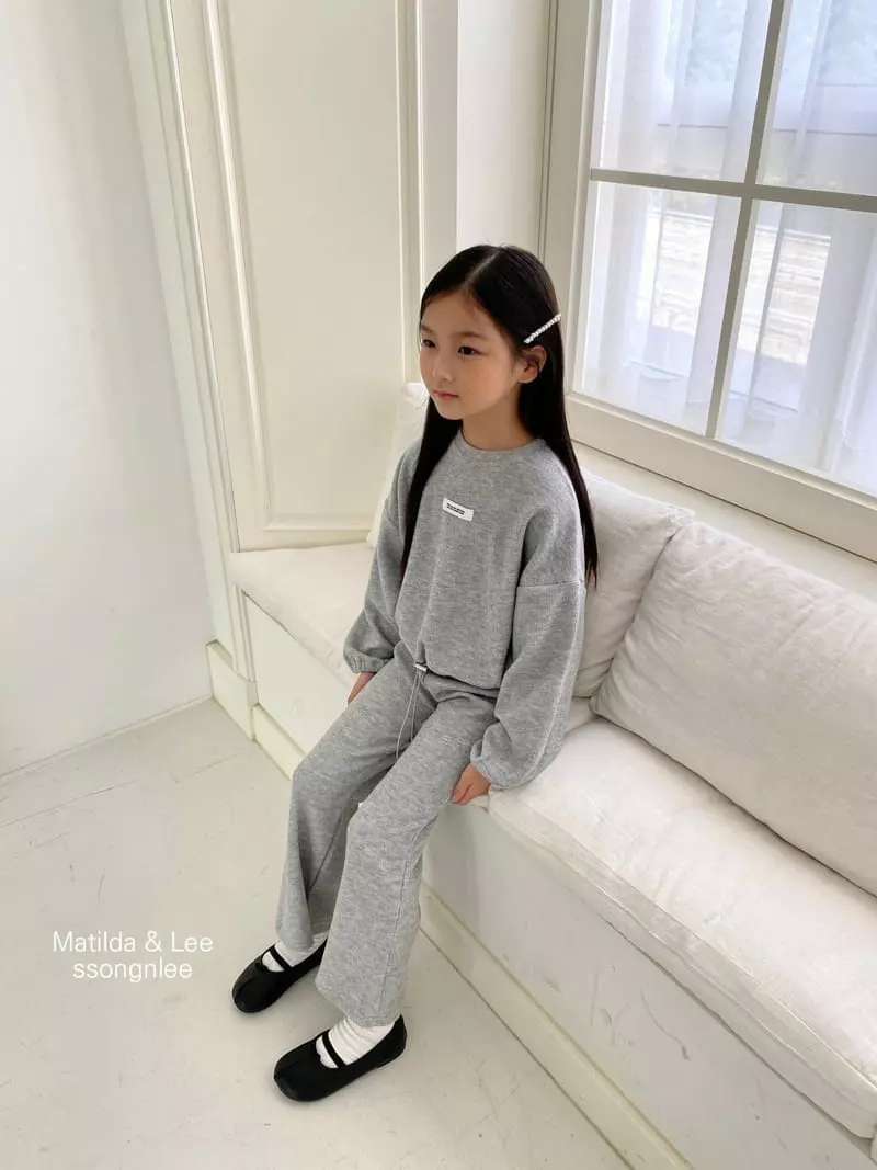 Matilda & Lee - Korean Children Fashion - #designkidswear - Label Rib Set - 11