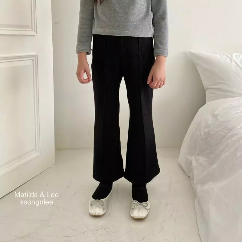 Matilda & Lee - Korean Children Fashion - #designkidswear - Pintuck Rib Pants - 9