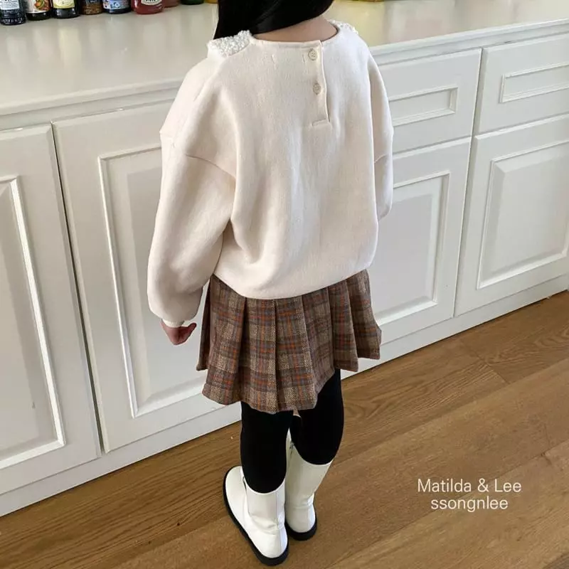 Matilda & Lee - Korean Children Fashion - #designkidswear - Check Skirt Leggings - 8