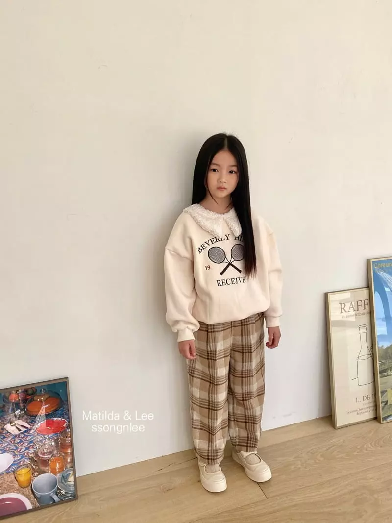 Matilda & Lee - Korean Children Fashion - #discoveringself - Check Pants