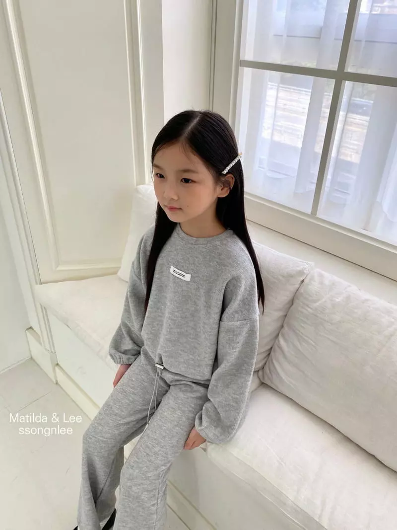 Matilda & Lee - Korean Children Fashion - #discoveringself - Label Rib Set - 12