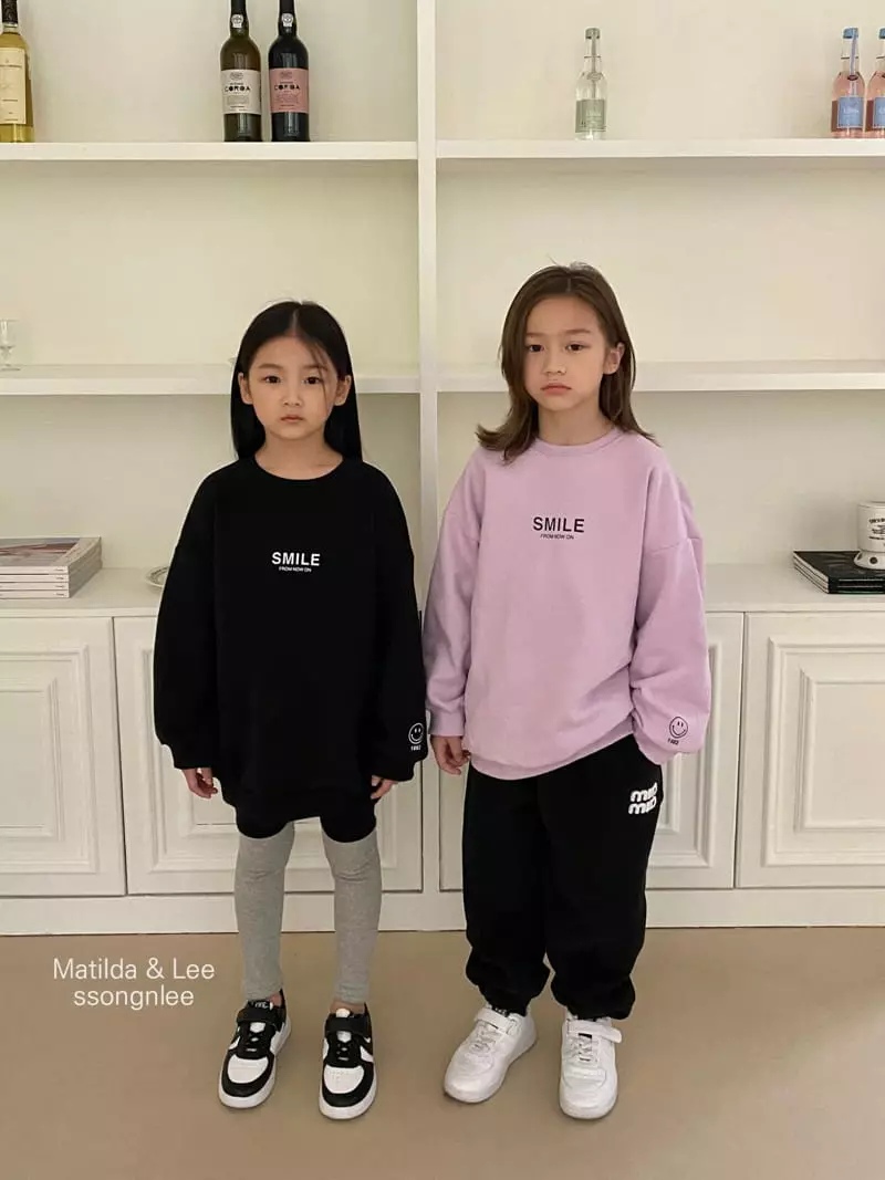 Matilda & Lee - Korean Children Fashion - #kidsshorts - Smile Sweatshirt