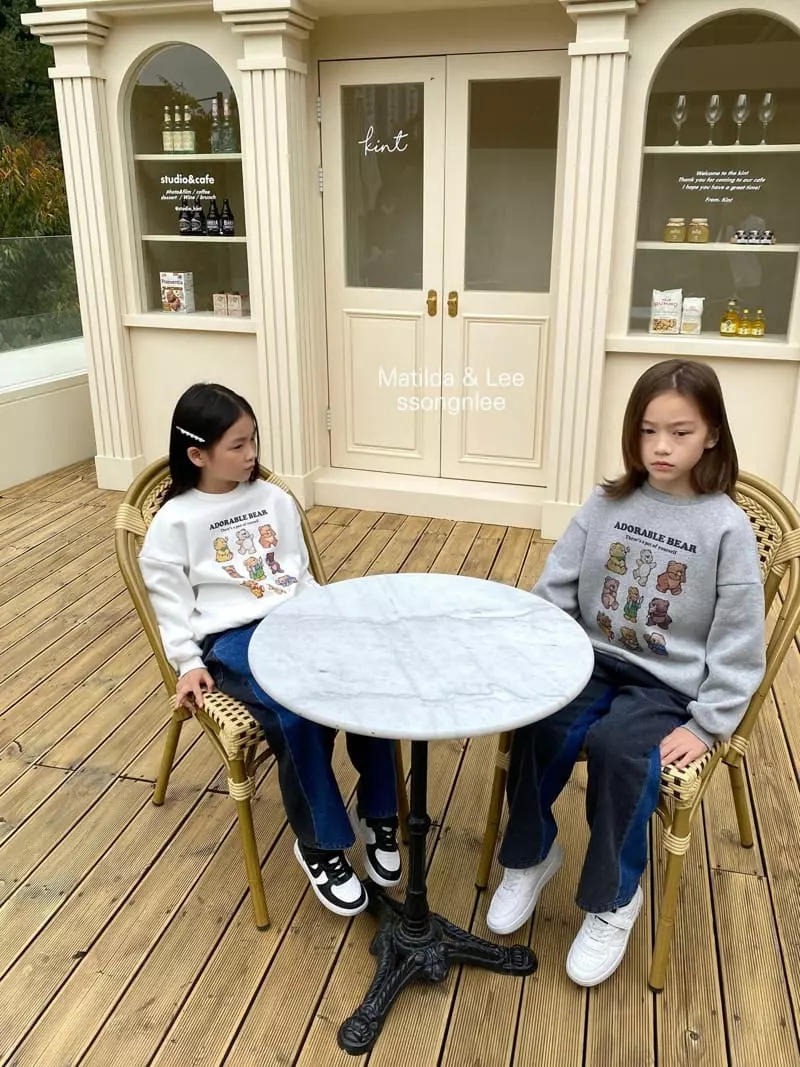 Matilda & Lee - Korean Children Fashion - #kidsstore - Junsa Bear Sweatshirt - 11
