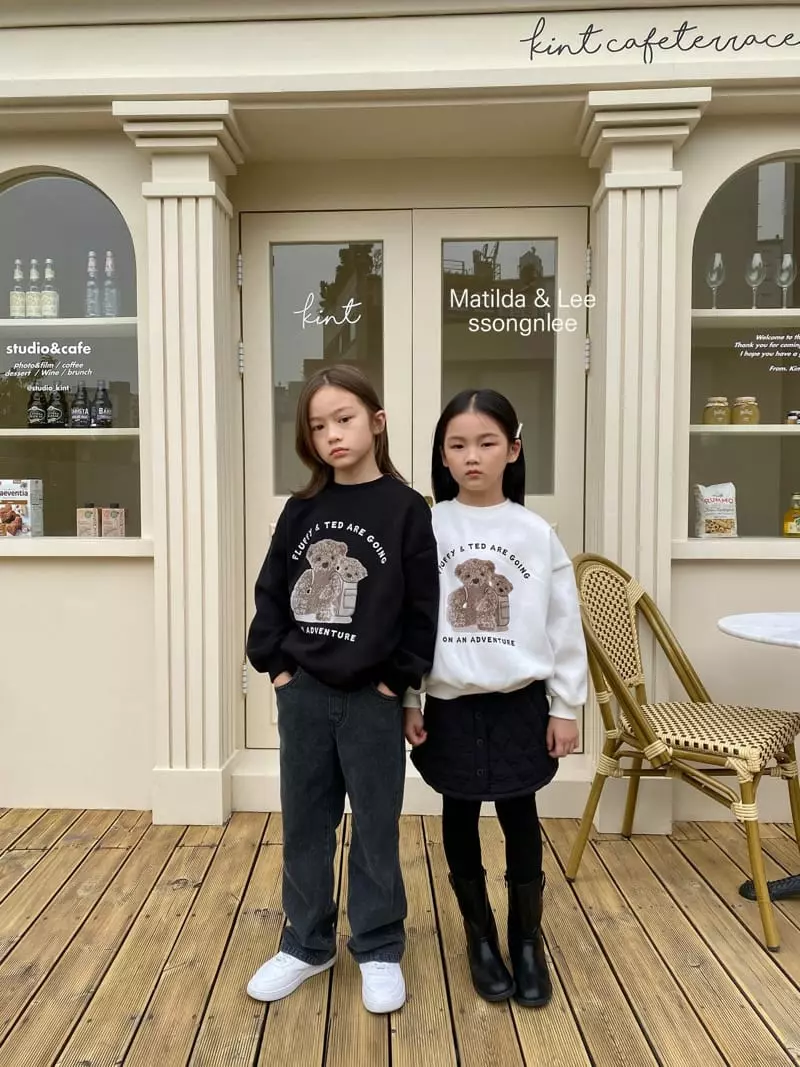 Matilda & Lee - Korean Children Fashion - #kidsstore - Bear Sweatshirt - 10