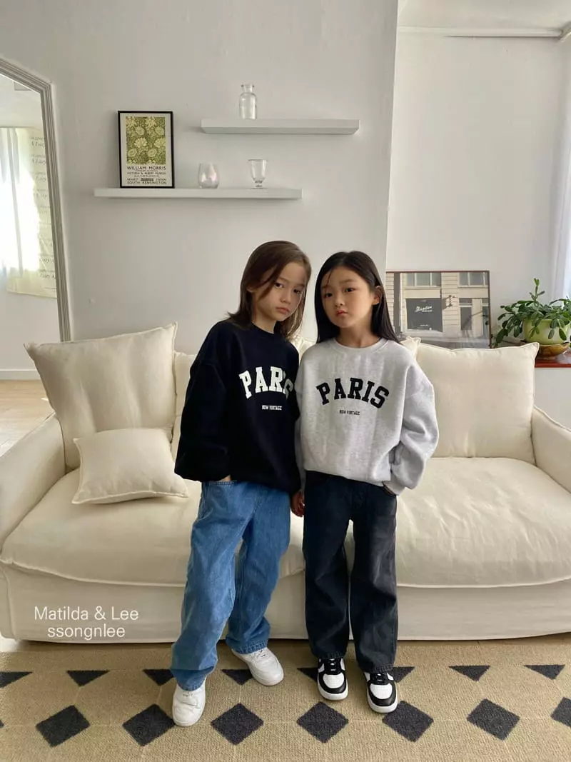 Matilda & Lee - Korean Children Fashion - #kidsstore - Paris Sweatshirt - 7