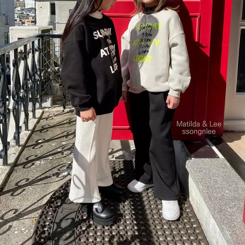 Matilda & Lee - Korean Children Fashion - #kidsstore - Sunday Sweatshirt - 5