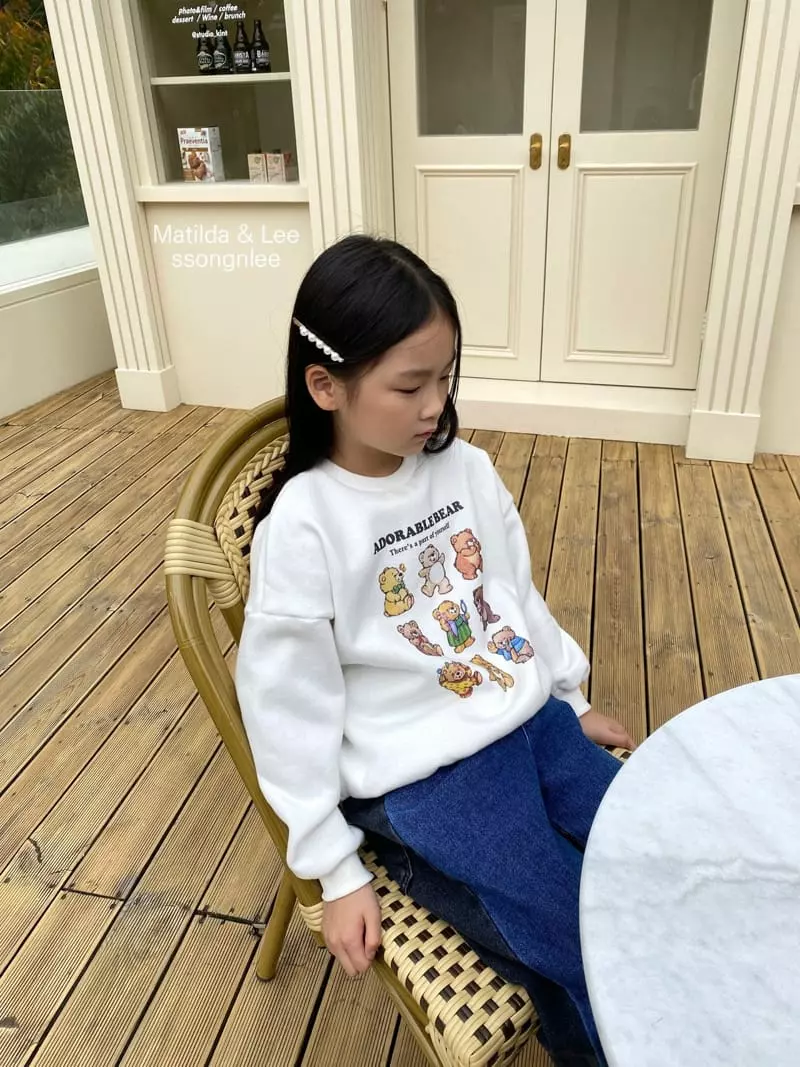 Matilda & Lee - Korean Children Fashion - #kidzfashiontrend - Junsa Bear Sweatshirt - 12