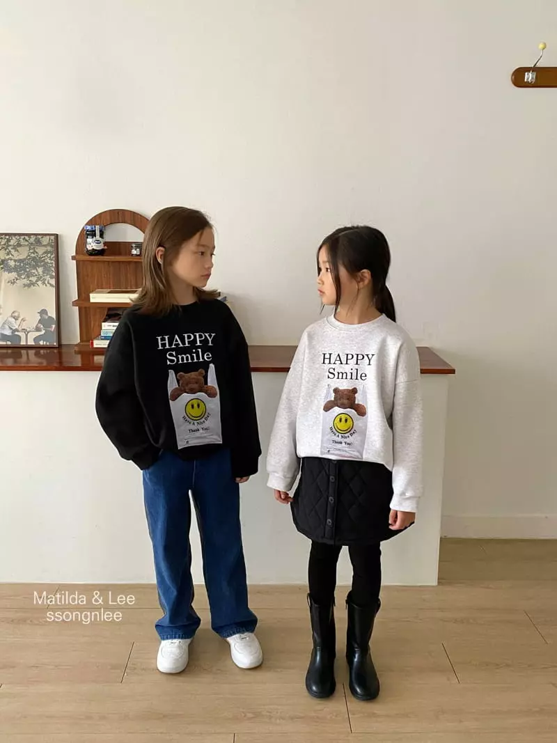 Matilda & Lee - Korean Children Fashion - #kidzfashiontrend - Happy Sweatshirt - 10