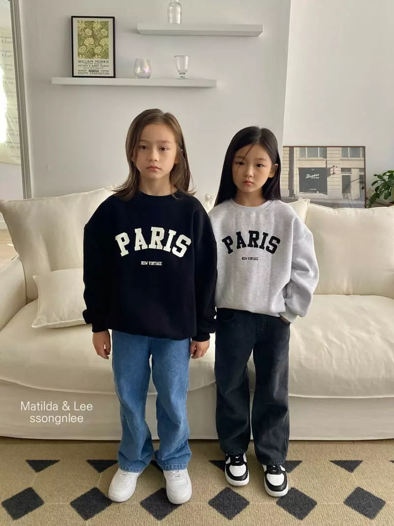 Matilda & Lee - Korean Children Fashion - #kidzfashiontrend - Paris Sweatshirt - 8