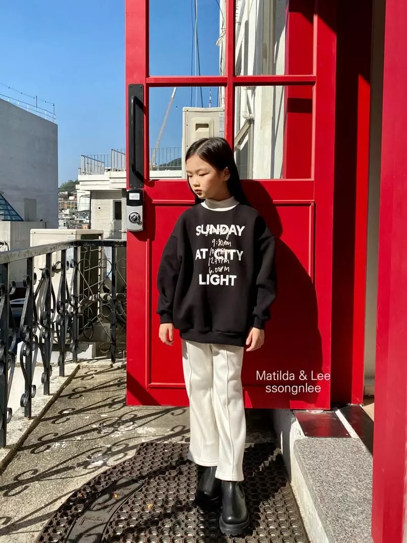 Matilda & Lee - Korean Children Fashion - #kidzfashiontrend - Sunday Sweatshirt - 6