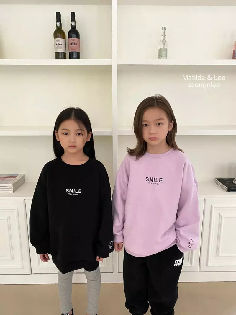 Matilda & Lee - Korean Children Fashion - #kidzfashiontrend - Smile Sweatshirt - 3
