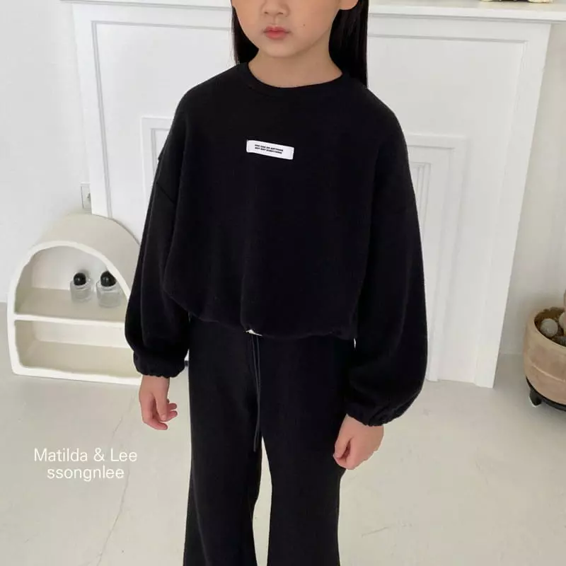 Matilda & Lee - Korean Children Fashion - #kidzfashiontrend - Label Rib Set - 2