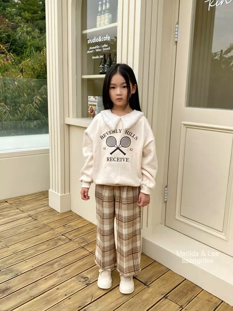 Matilda & Lee - Korean Children Fashion - #littlefashionista - Check Pants - 7