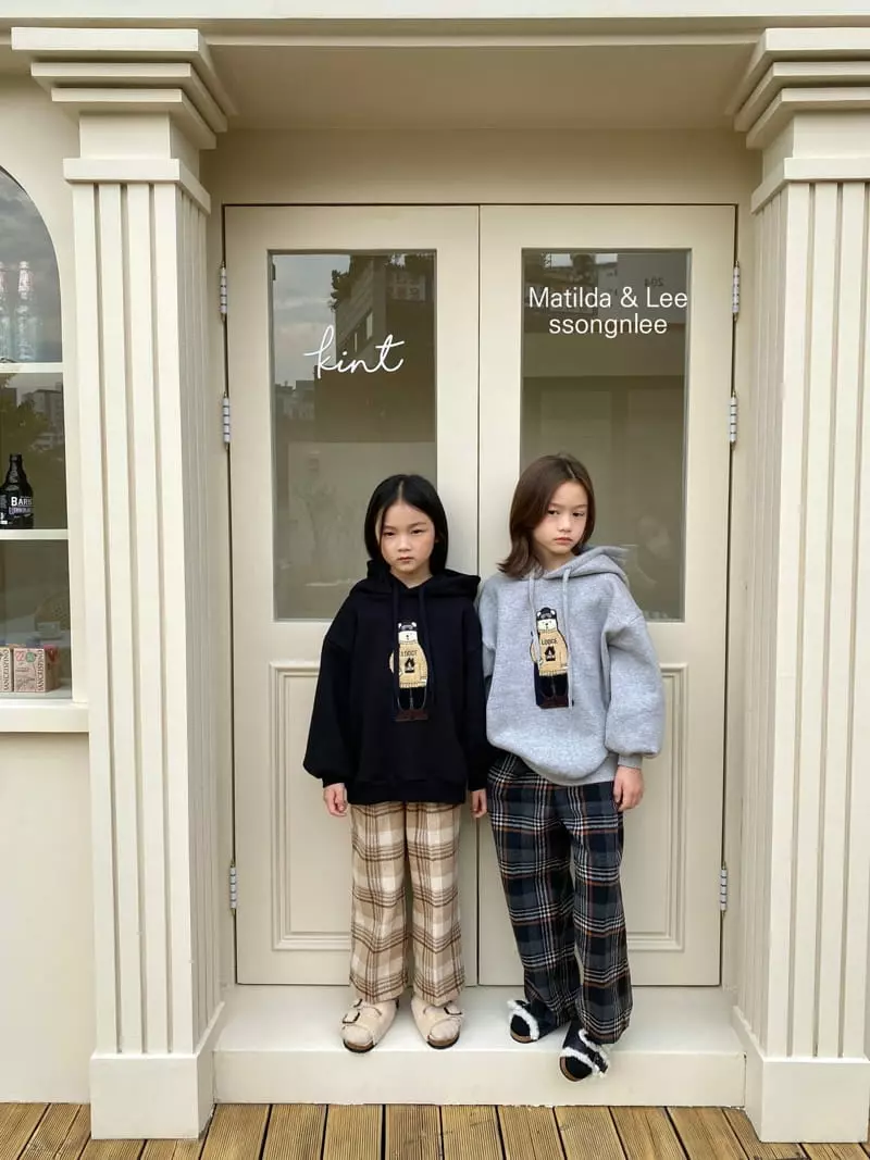 Matilda & Lee - Korean Children Fashion - #littlefashionista - Bear Patch Hoody