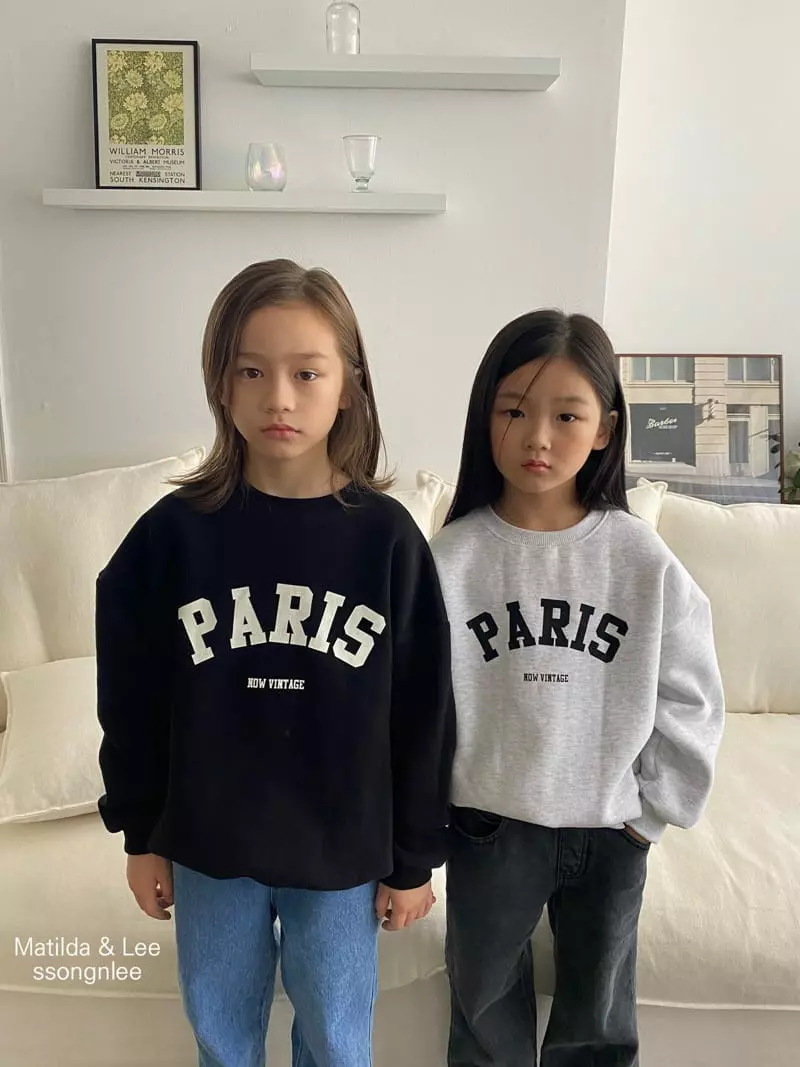 Matilda & Lee - Korean Children Fashion - #littlefashionista - Paris Sweatshirt - 10