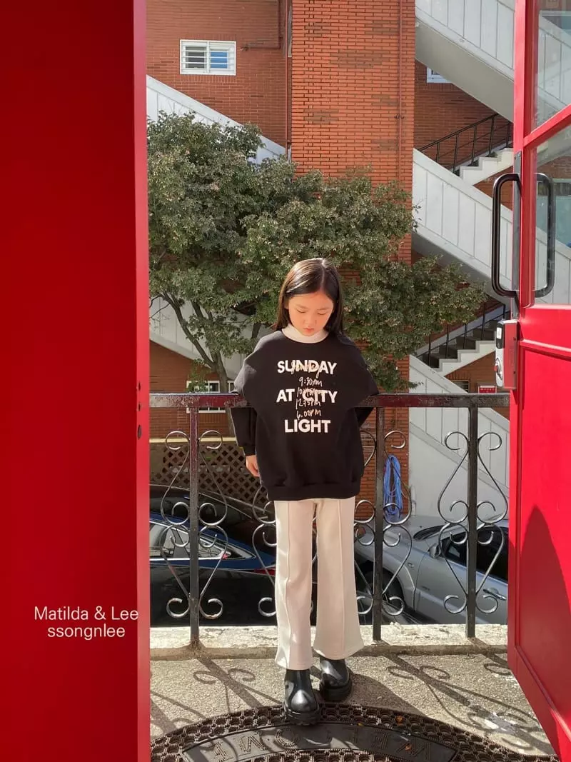 Matilda & Lee - Korean Children Fashion - #littlefashionista - Sunday Sweatshirt - 8