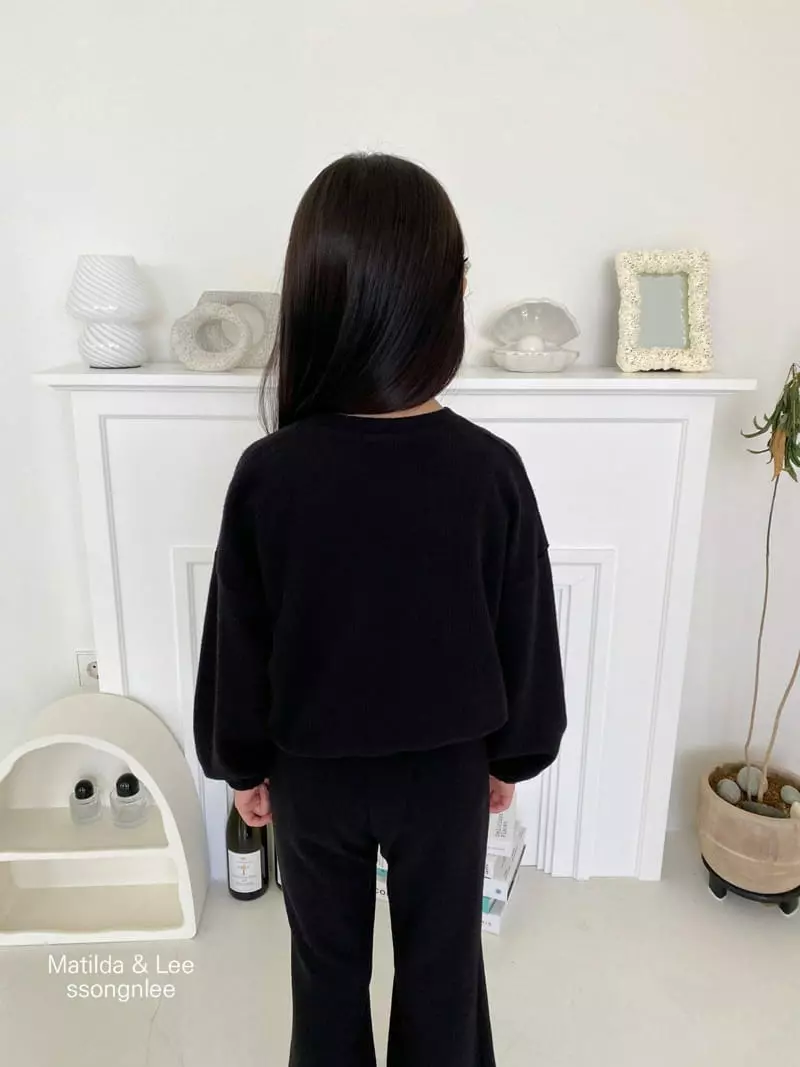Matilda & Lee - Korean Children Fashion - #Kfashion4kids - Label Rib Set - 4