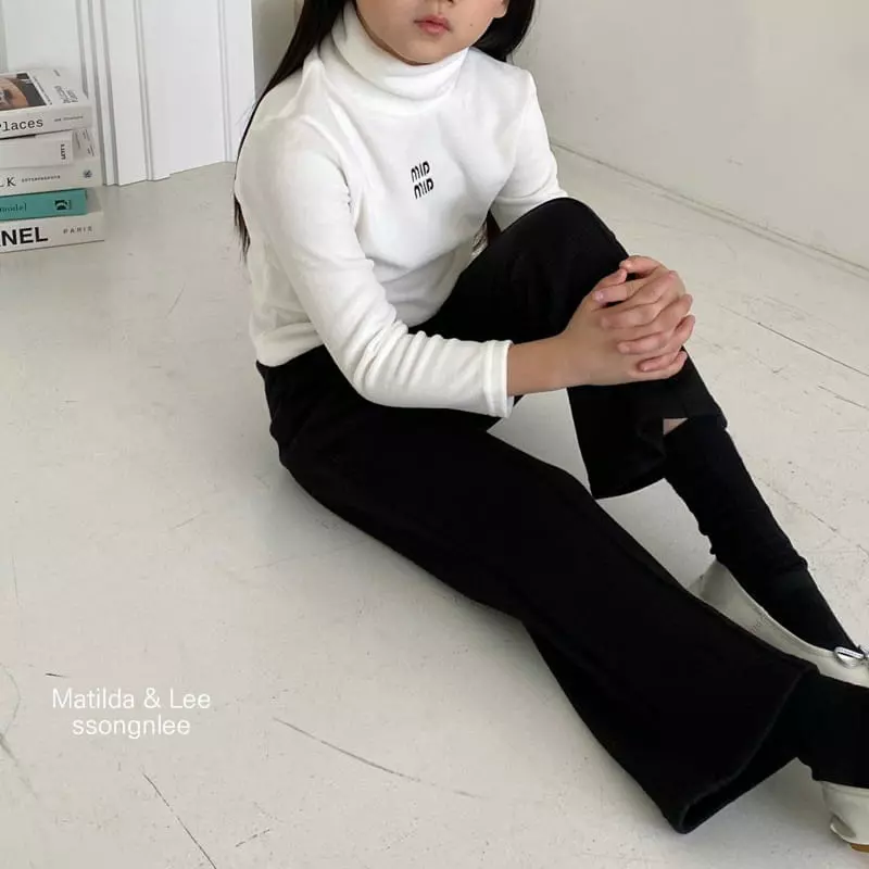 Matilda & Lee - Korean Children Fashion - #littlefashionista - Pintuck Rib Pants - 2