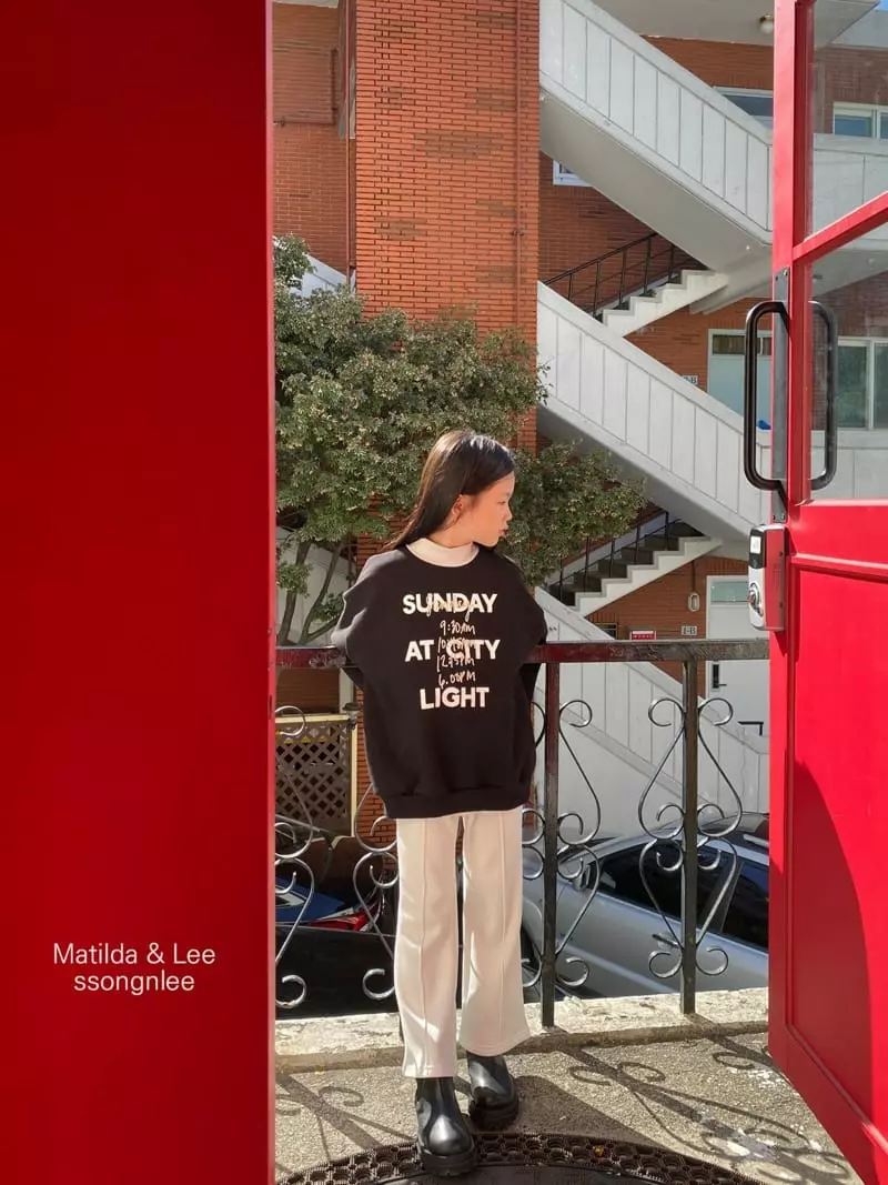 Matilda & Lee - Korean Children Fashion - #magicofchildhood - Sunday Sweatshirt - 9