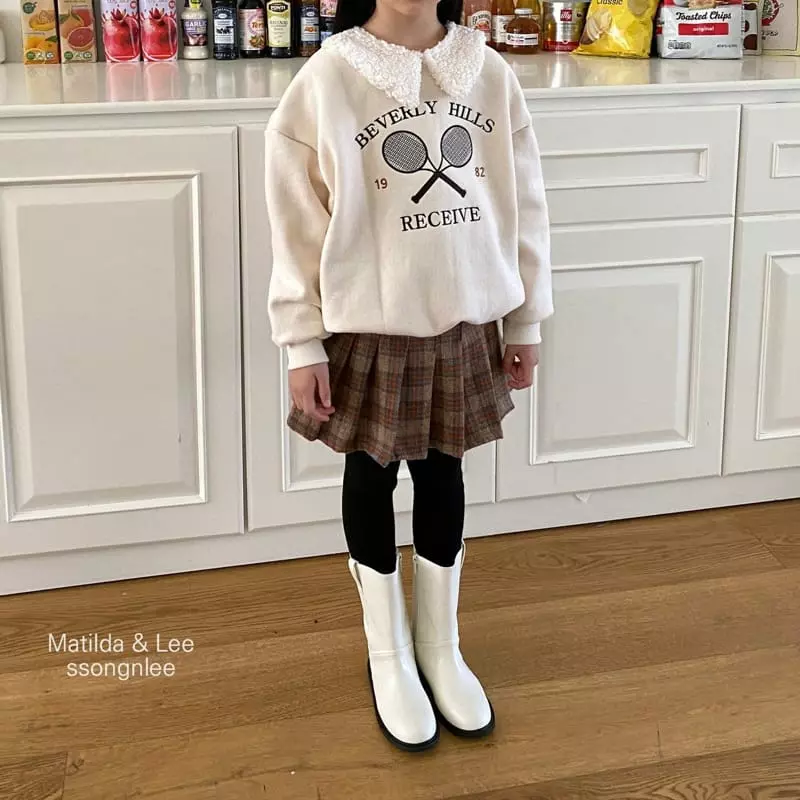 Matilda & Lee - Korean Children Fashion - #magicofchildhood - Check Skirt Leggings - 2