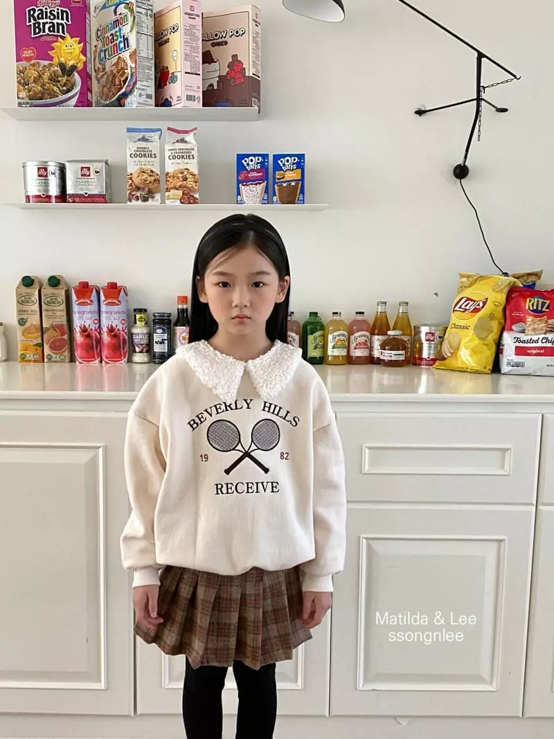 Matilda & Lee - Korean Children Fashion - #magicofchildhood - Tennis Collar Sweatshirt