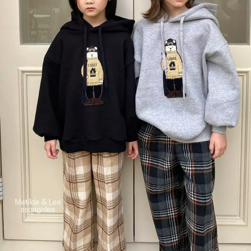 Matilda & Lee - Korean Children Fashion - #minifashionista - Bear Patch Hoody - 3