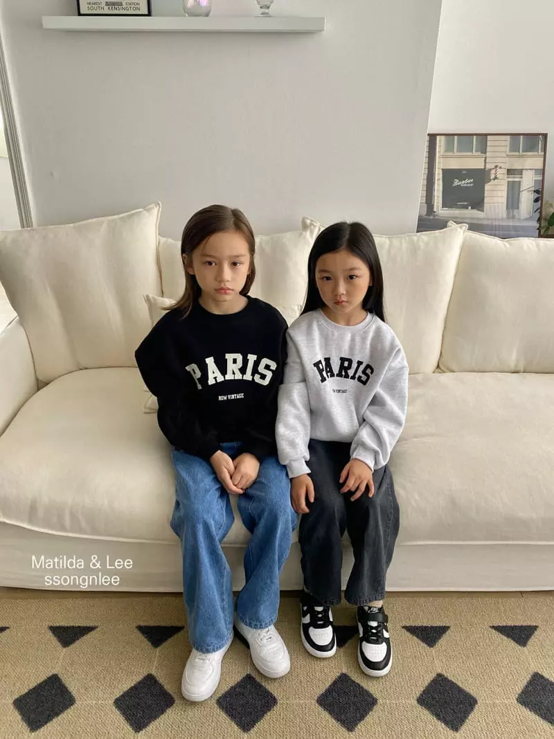 Matilda & Lee - Korean Children Fashion - #minifashionista - Paris Sweatshirt - 12