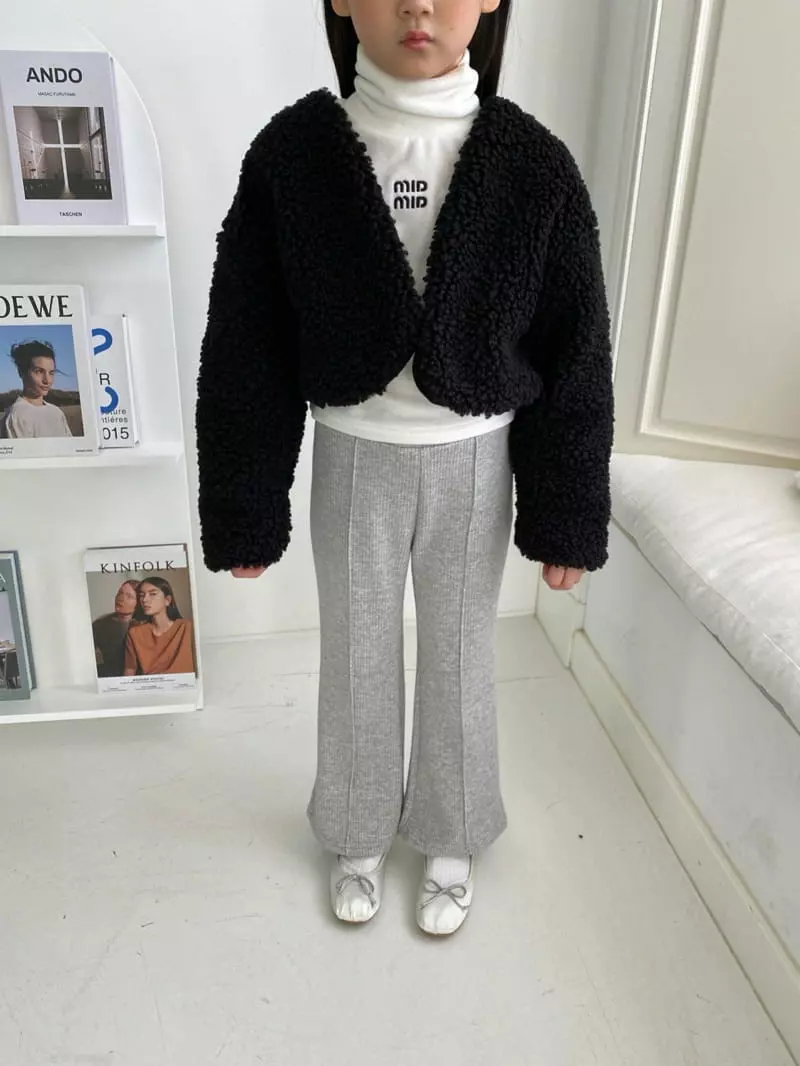 Matilda & Lee - Korean Children Fashion - #magicofchildhood - Pintuck Rib Pants - 4
