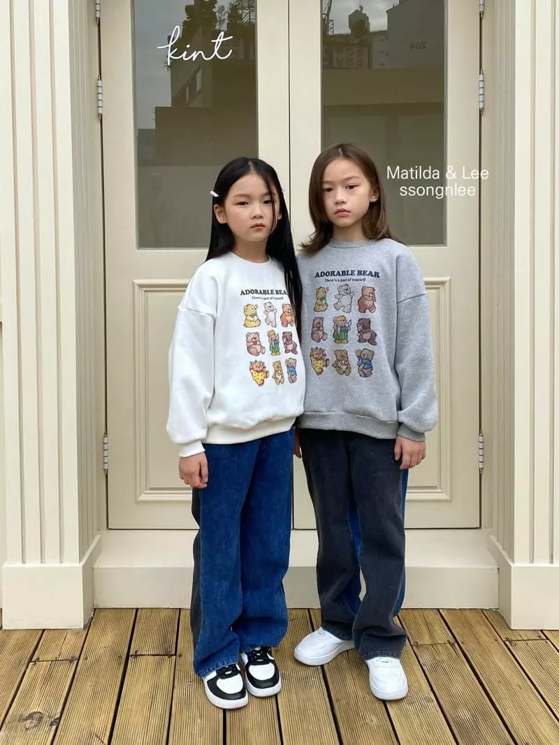 Matilda & Lee - Korean Children Fashion - #prettylittlegirls - Junsa Bear Sweatshirt