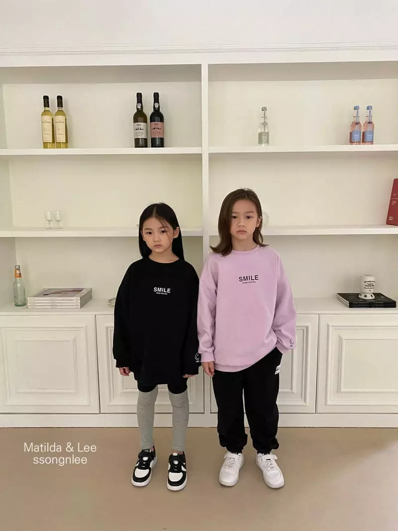 Matilda & Lee - Korean Children Fashion - #prettylittlegirls - Smile Sweatshirt - 8