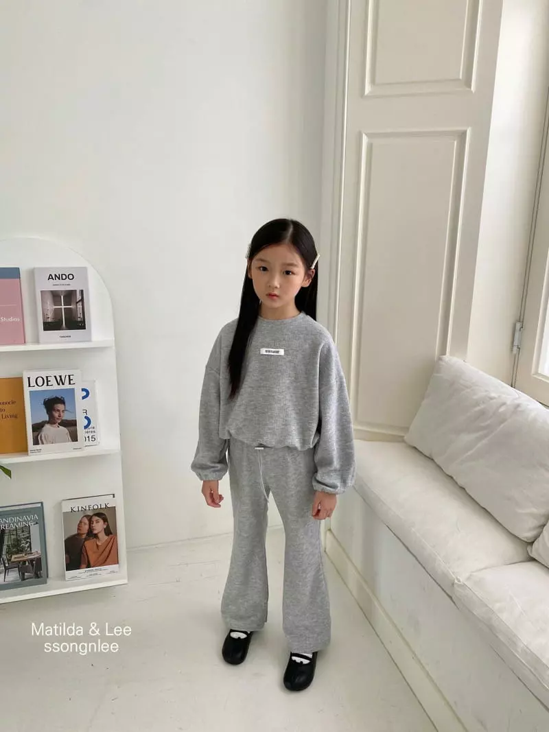 Matilda & Lee - Korean Children Fashion - #prettylittlegirls - Label Rib Set - 7