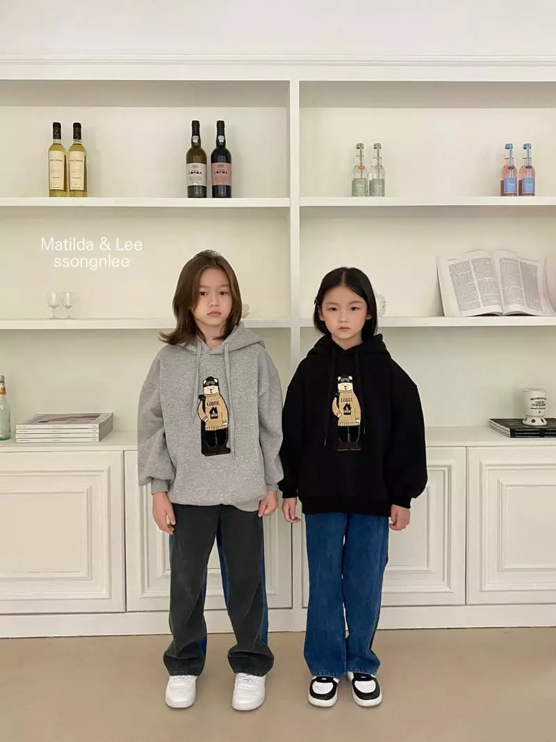 Matilda & Lee - Korean Children Fashion - #stylishchildhood - Bear Patch Hoody - 7