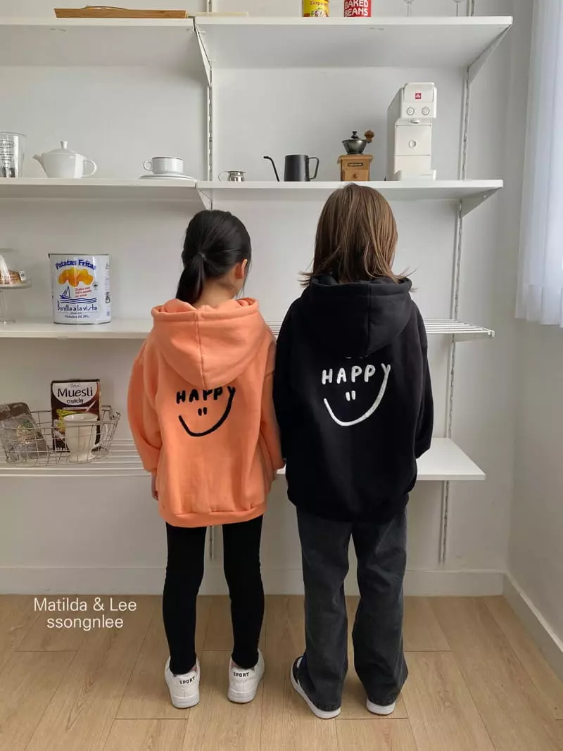 Matilda & Lee - Korean Children Fashion - #todddlerfashion - Smile Hoody  - 6